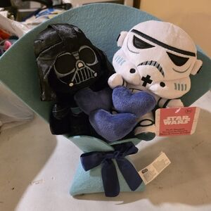 Star Wars Plush Bouquet with Blue and White Characters